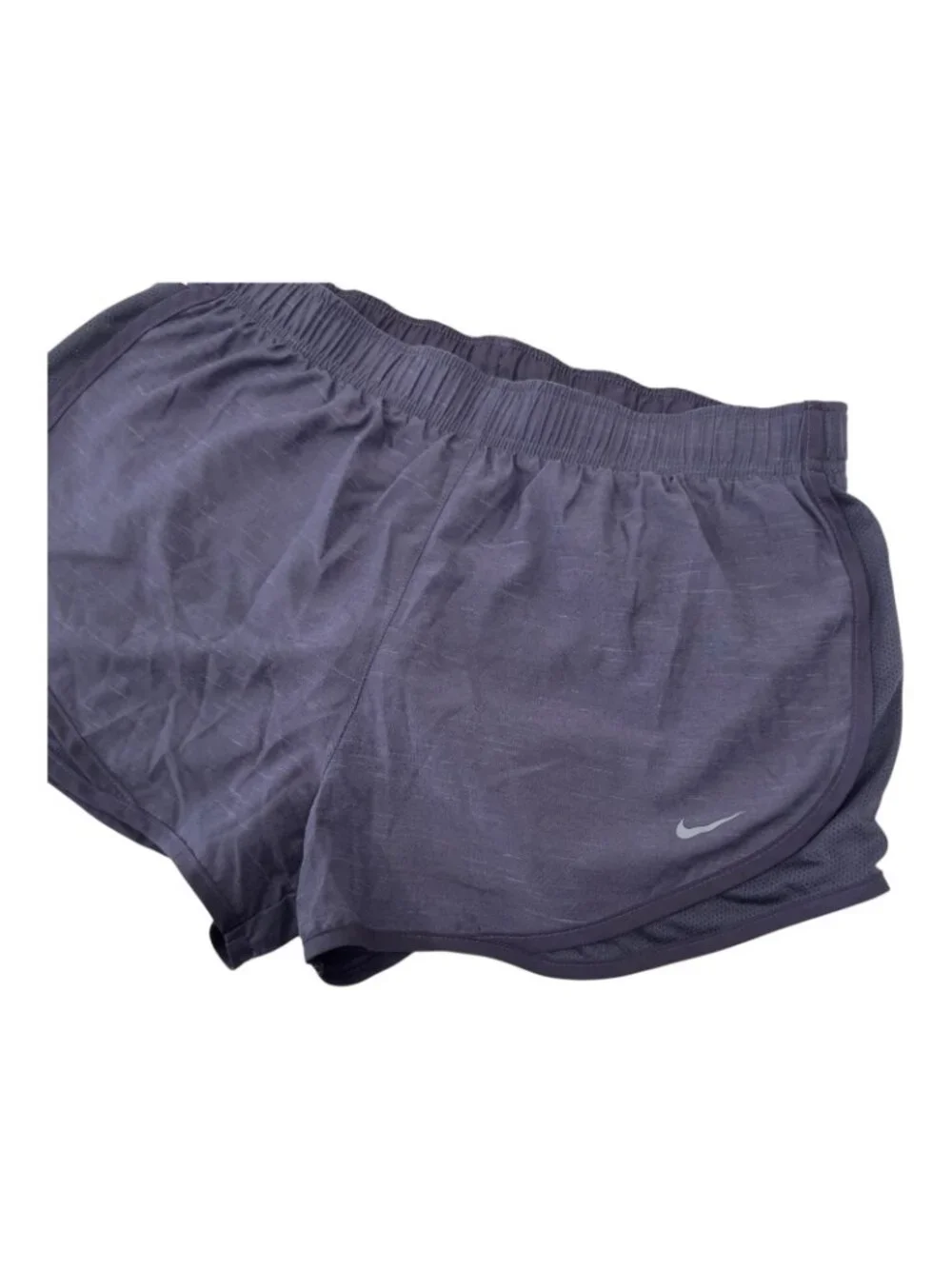 Nike Dri-Fit Womens Running Shorts Size L -Purple Lightweight Activewear